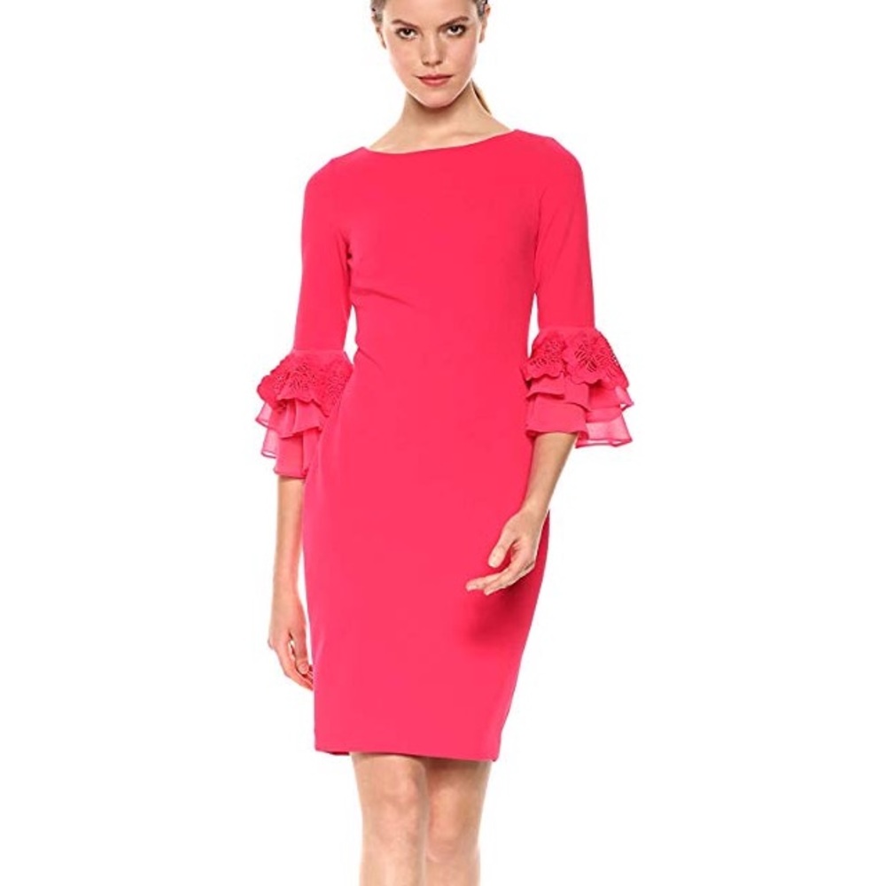 Calvin Klein bell sleeve dress